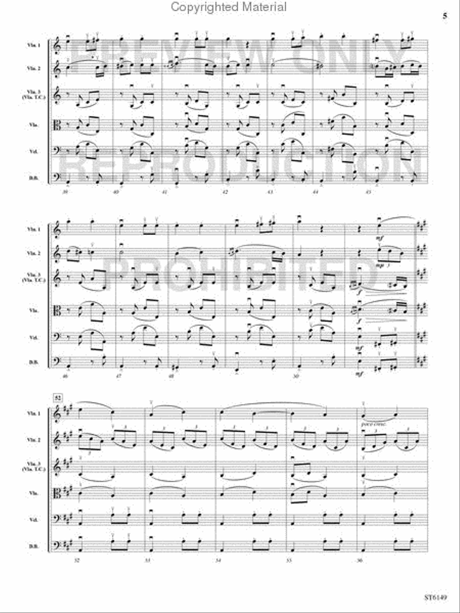 Allegretto Allegretto String Orchestra scores gallery preview page 4