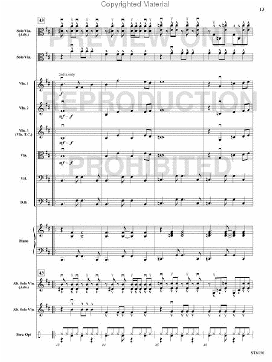 Danza Latina Danza Latina String Orchestra scores gallery preview page 12