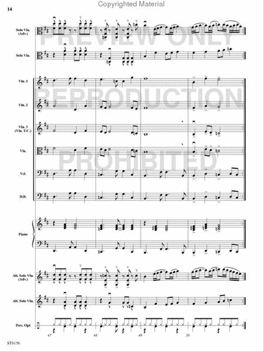 Danza Latina Danza Latina String Orchestra scores gallery preview page 13