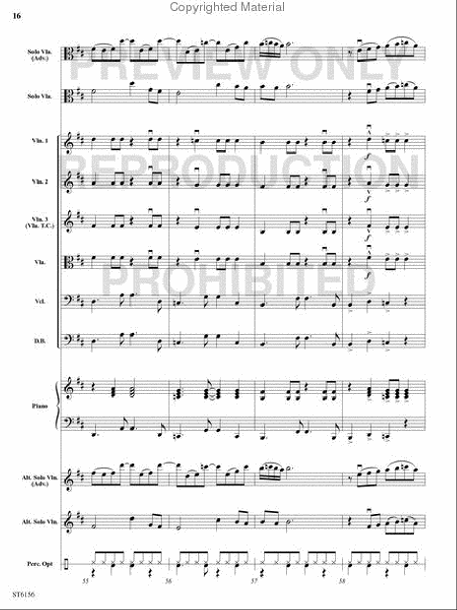 Danza Latina Danza Latina String Orchestra scores gallery preview page 15