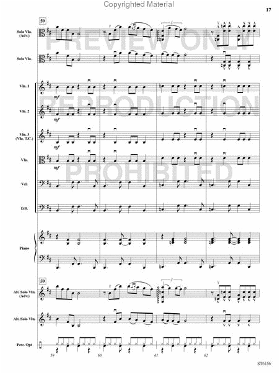 Danza Latina Danza Latina String Orchestra scores gallery preview page 16
