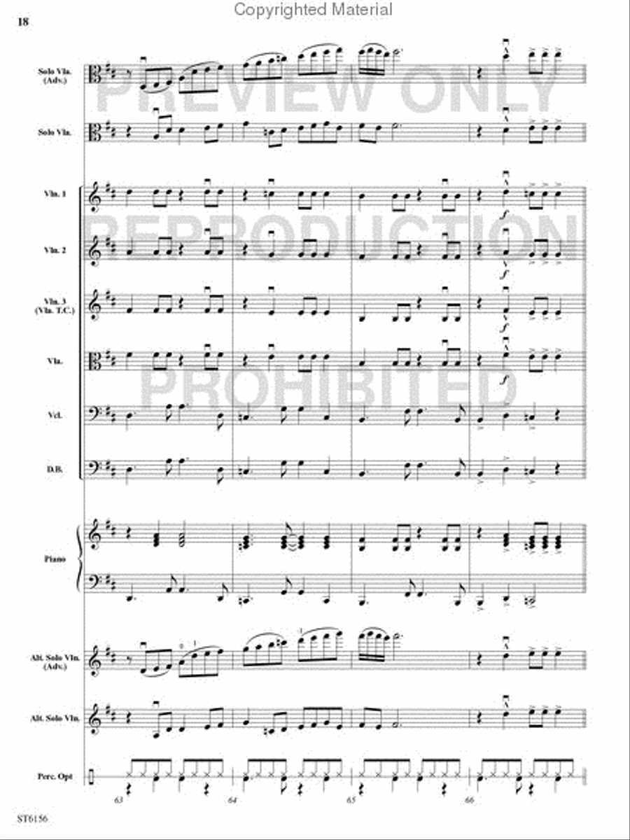 Danza Latina Danza Latina String Orchestra scores gallery preview page 17