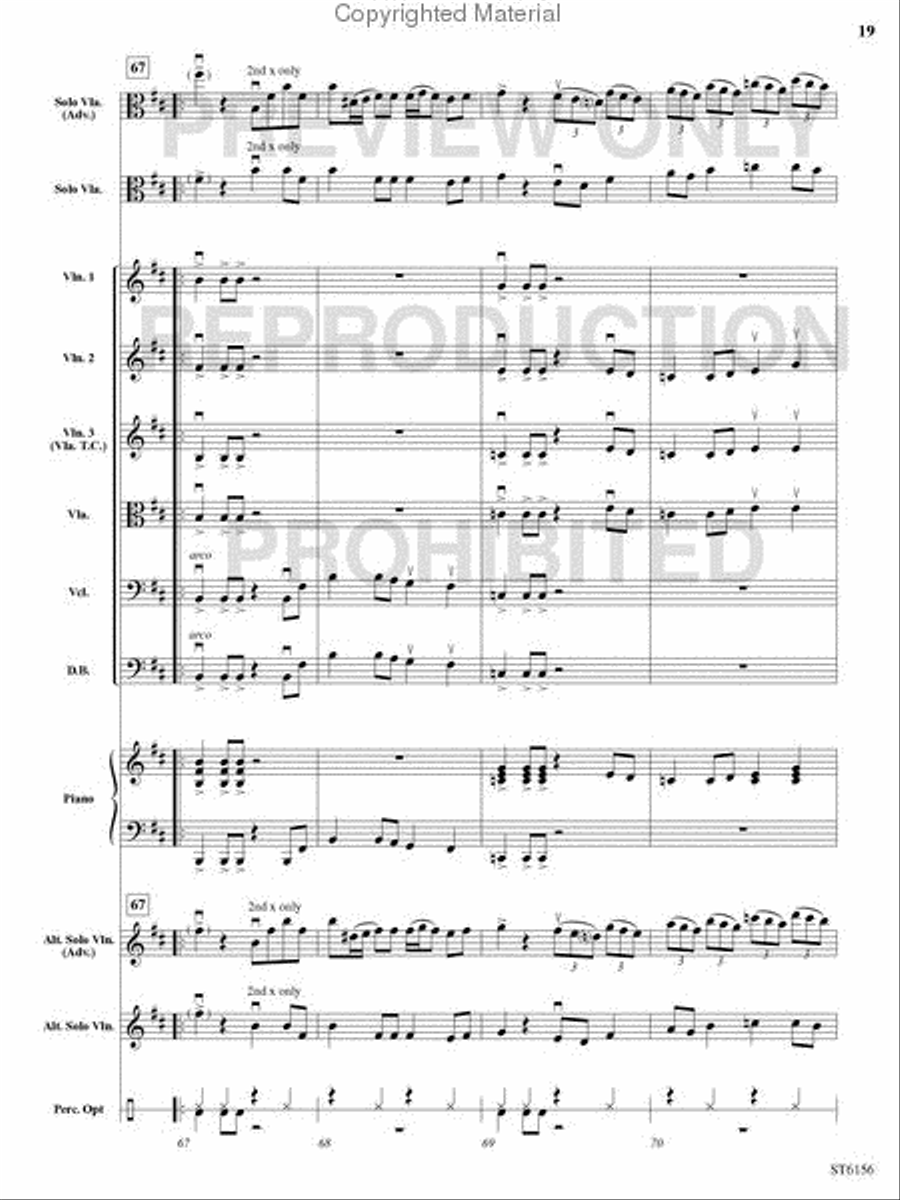 Danza Latina Danza Latina String Orchestra scores gallery preview page 18