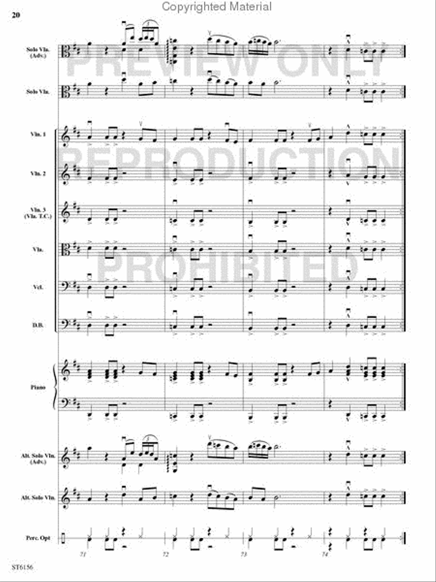 Danza Latina Danza Latina String Orchestra scores gallery preview page 19