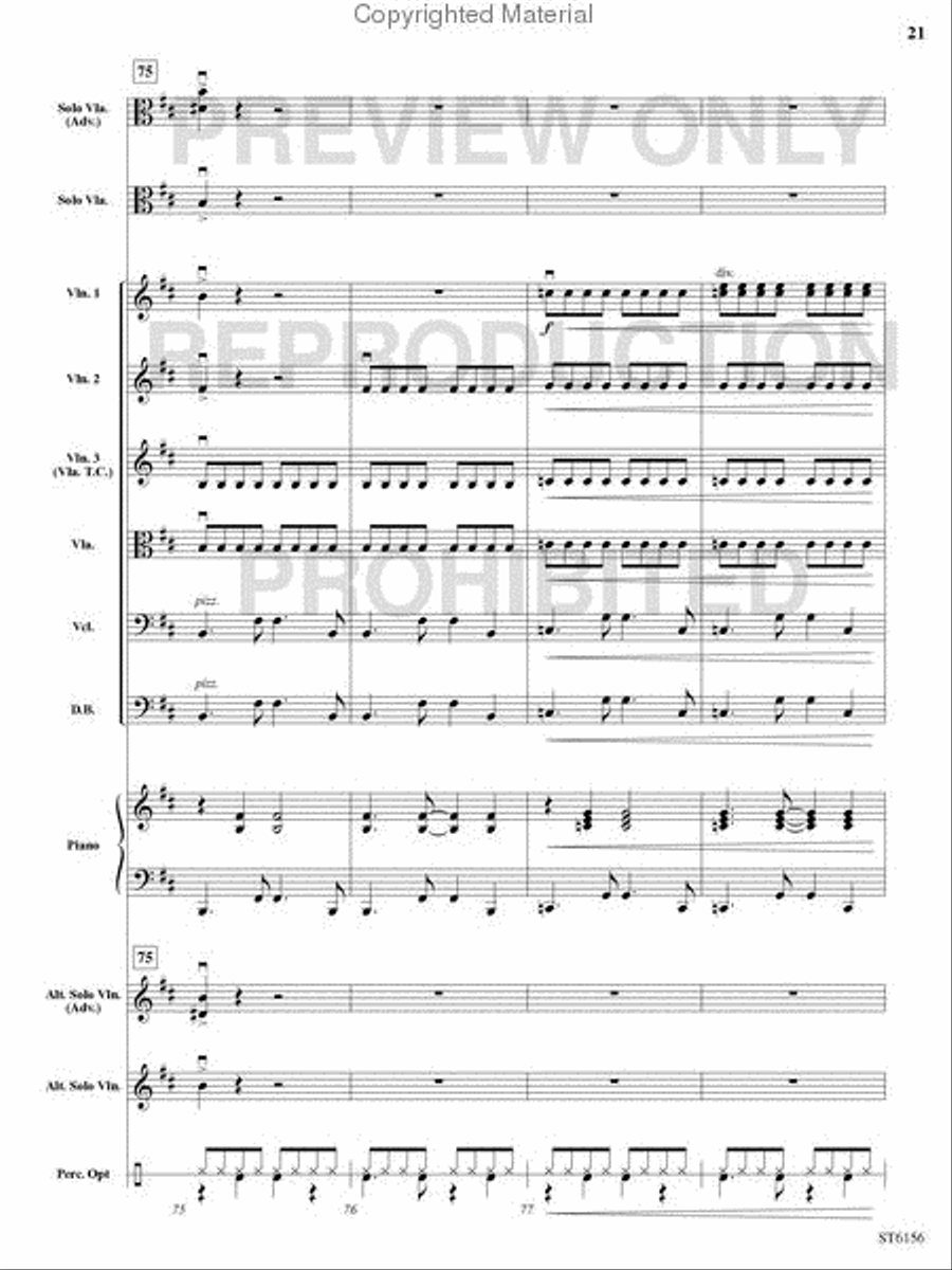 Danza Latina Danza Latina String Orchestra scores gallery preview page 20