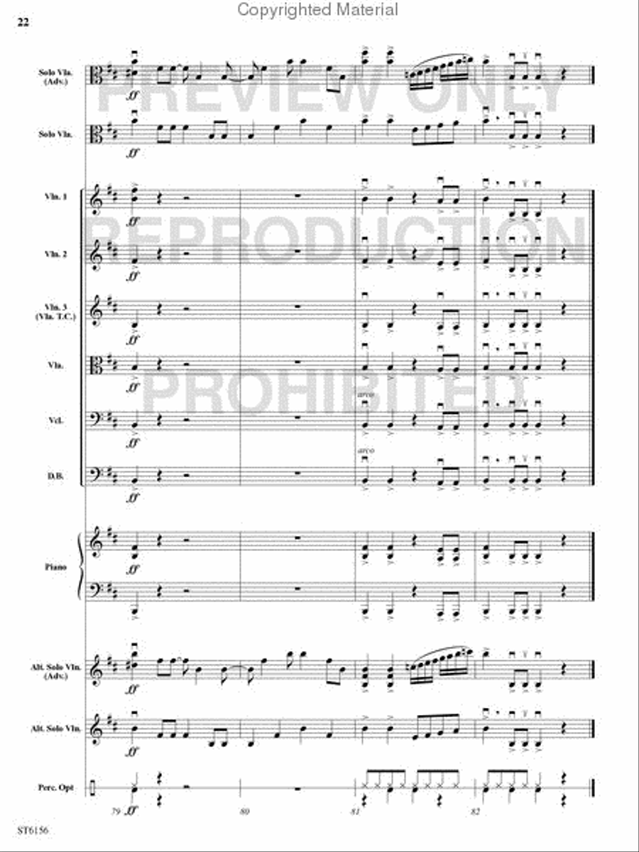 Danza Latina Danza Latina String Orchestra scores gallery preview page 21
