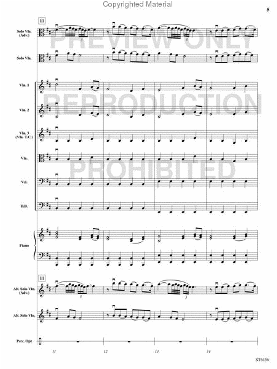 Danza Latina Danza Latina String Orchestra scores gallery preview page 4