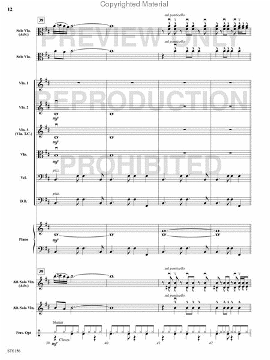 Danza Latina Danza Latina String Orchestra scores gallery preview page 11