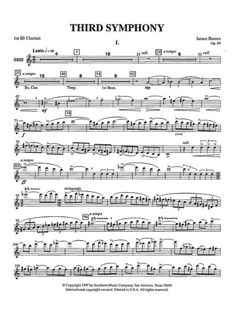 Third Symphony Third Symphony Concert Band scores gallery preview page 7