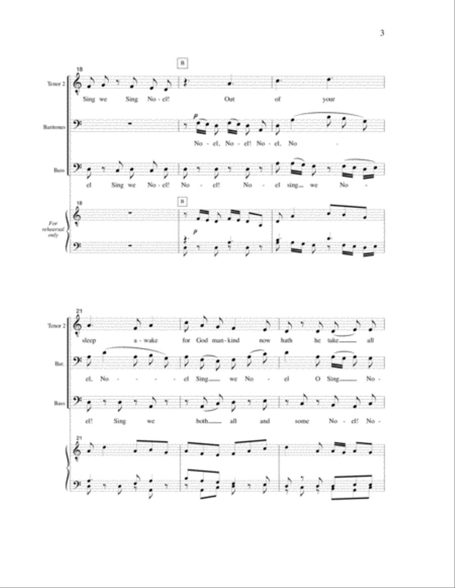 Noel! Noel! Choir scores gallery preview page 3