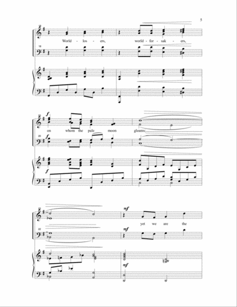 We Are the Music-Makers We Are the Music-Makers 4-Part scores gallery preview page 4