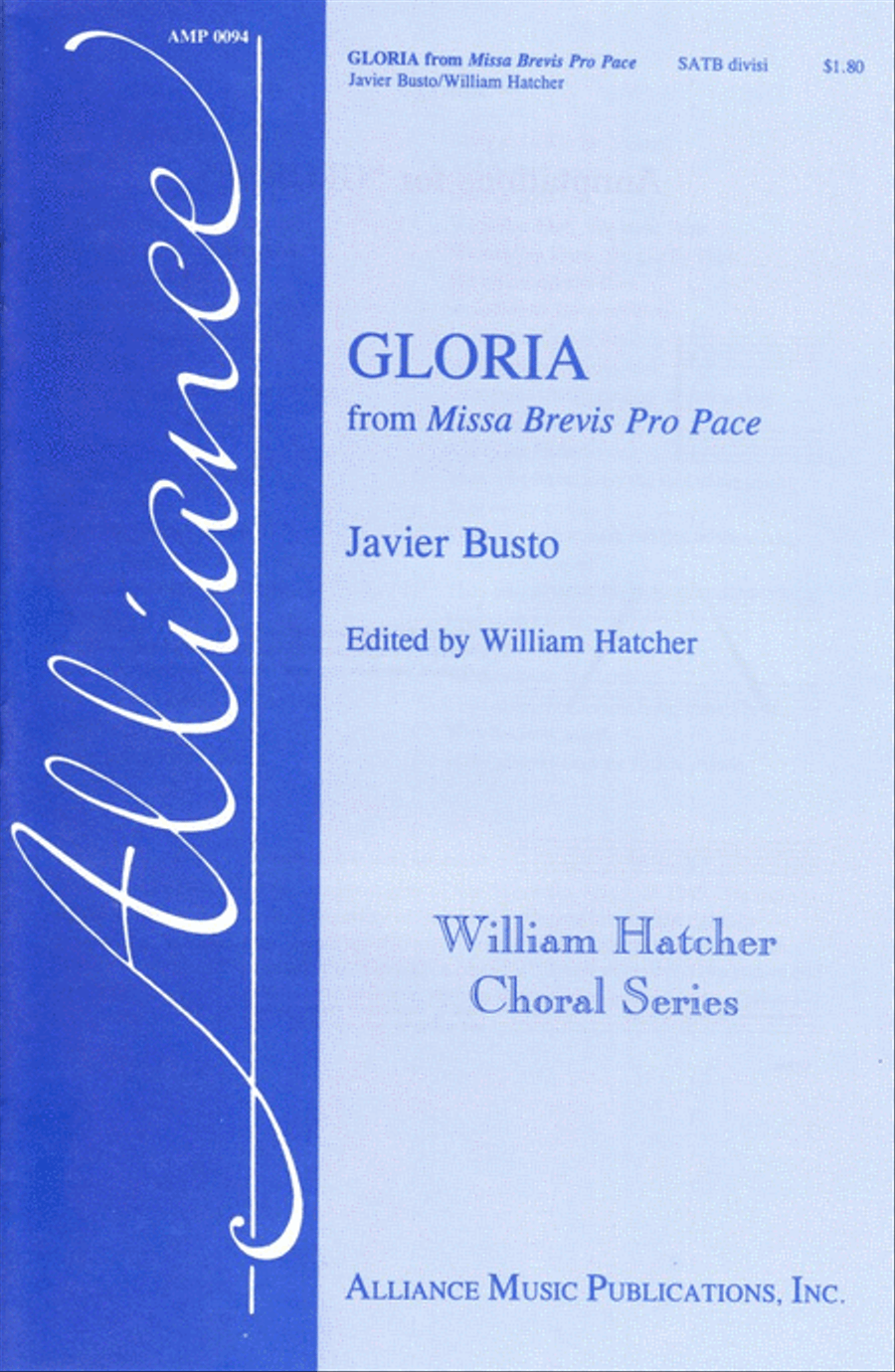 Gloria from Missa Brevis Pro Pace Divisi scores gallery preview page 1