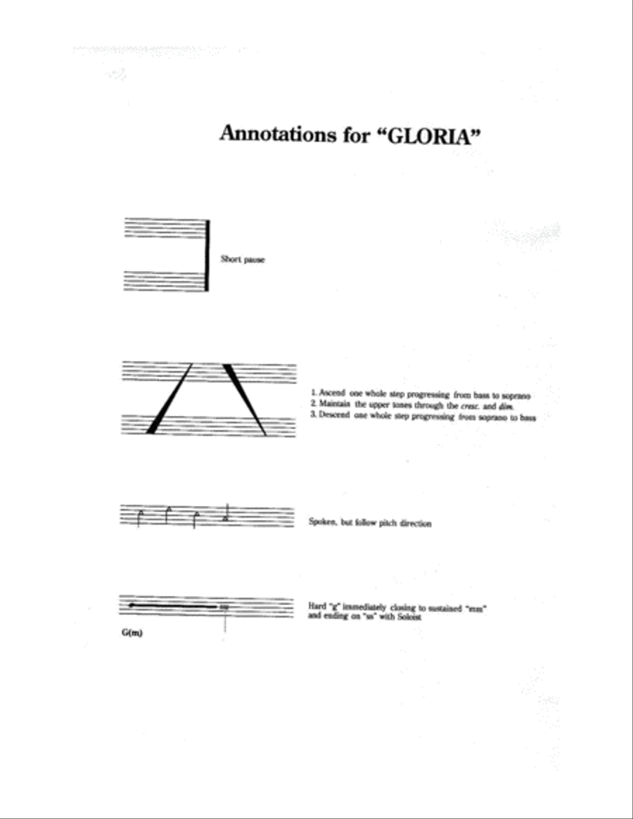 Gloria from Missa Brevis Pro Pace Divisi scores gallery preview page 2