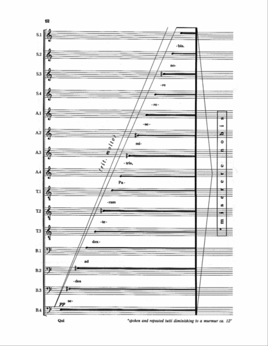 Gloria from Missa Brevis Pro Pace Divisi scores gallery preview page 7