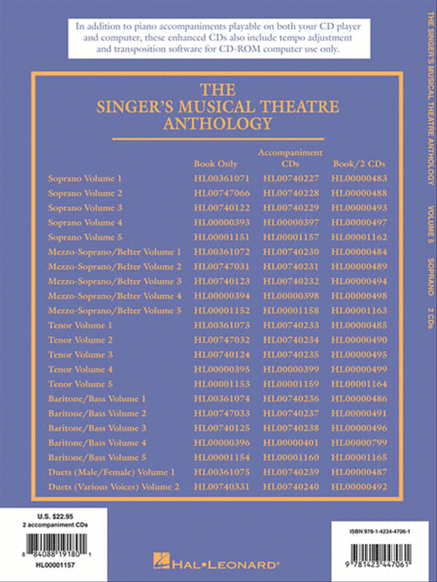The Singer's Musical Theatre Anthology – Volume 5 Soprano Voice scores gallery preview page 2