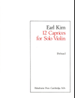 12 Caprices For Solo Violin