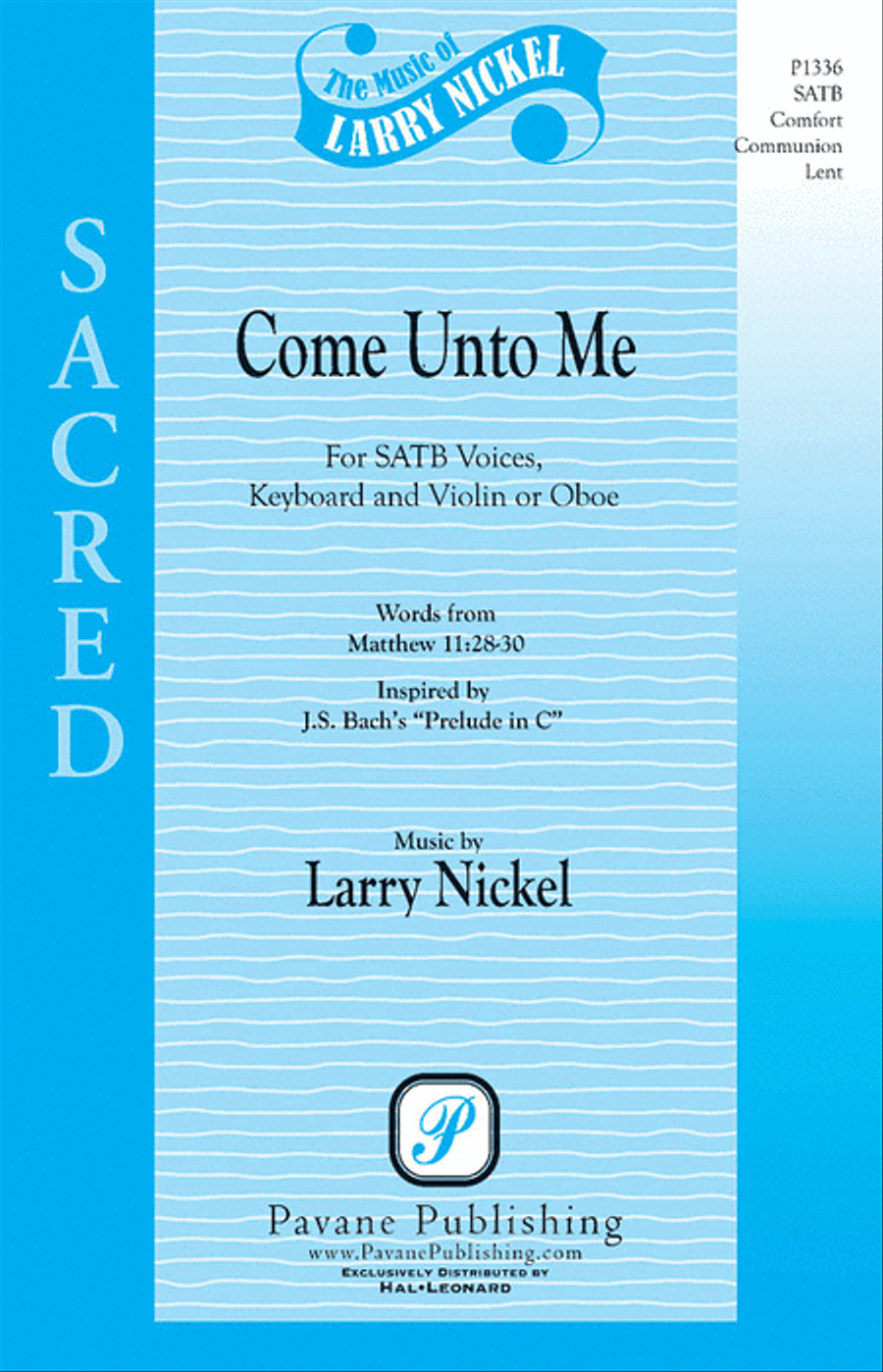 Come Unto Me Come Unto Me 4-Part scores gallery preview page 1