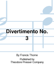 Divertimento No. 3
