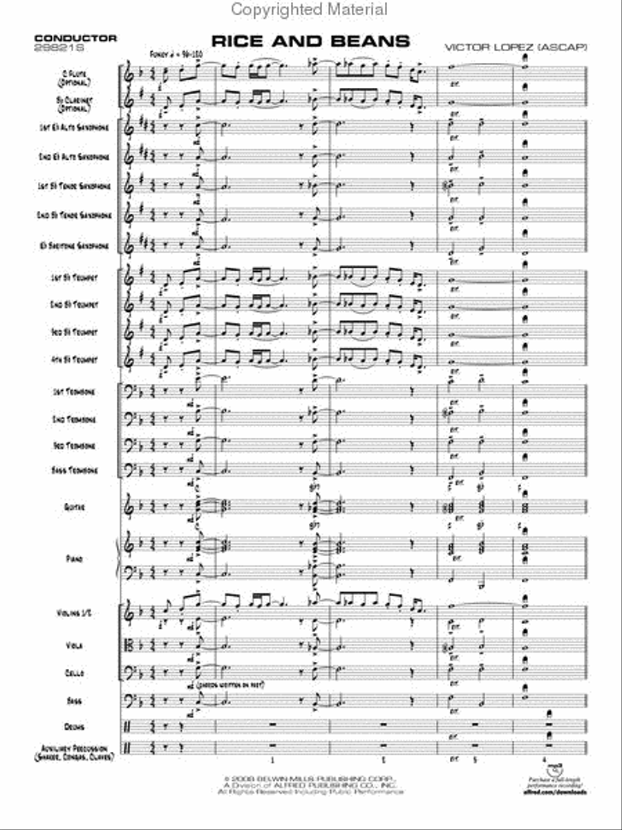 Rice and Beans Jazz Ensemble scores gallery preview page 2