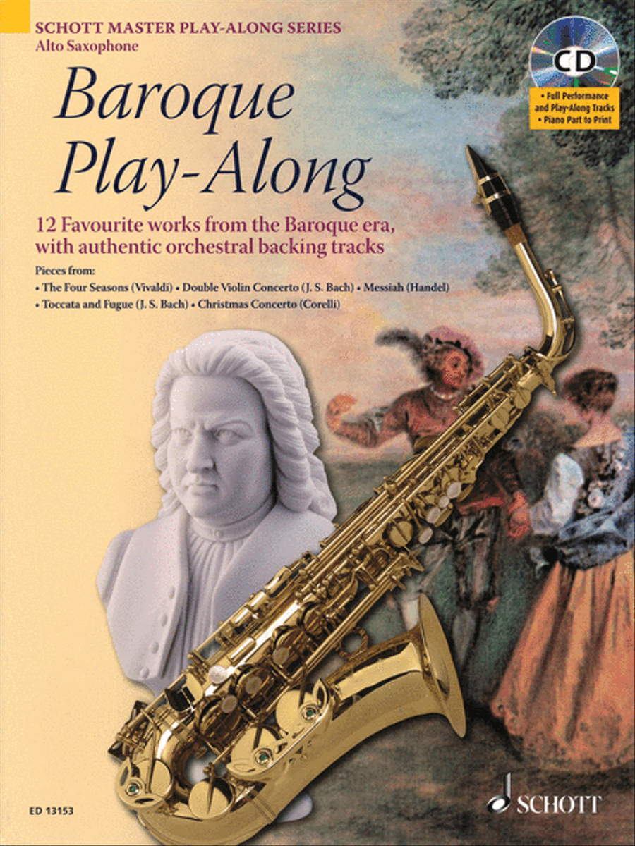 Baroque Play-Along Alto Saxophone scores gallery preview page 1