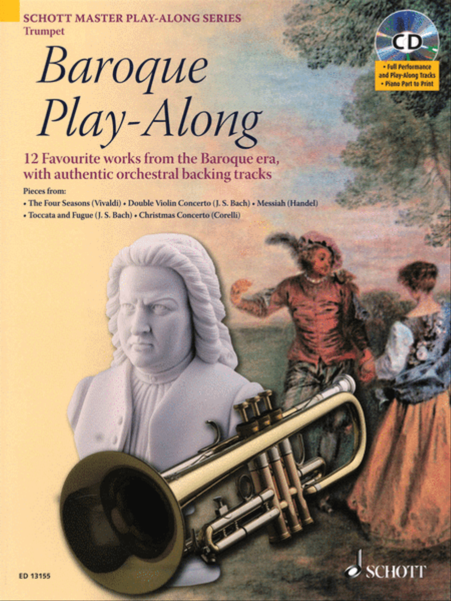 Baroque Play-Along Trumpet Solo scores gallery preview page 1