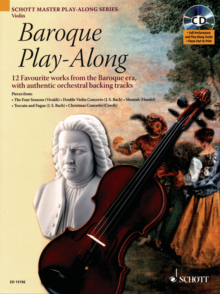 Baroque Play-Along for Violin Violin Solo scores gallery preview page 1