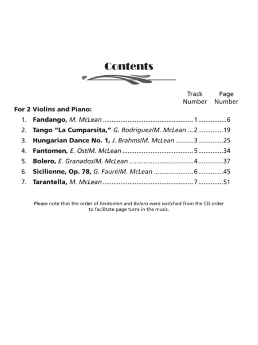 Care to Tango?, Book 2 Violin scores gallery preview page 6