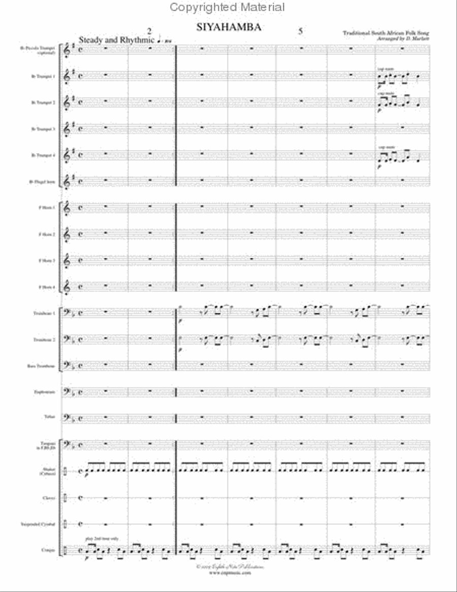 Siyahamba Siyahamba Score scores gallery preview page 2