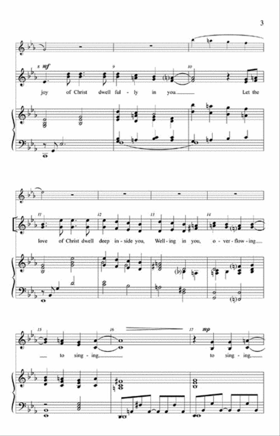Canticle of Colossae Canticle of Colossae 4-Part scores gallery preview page 3