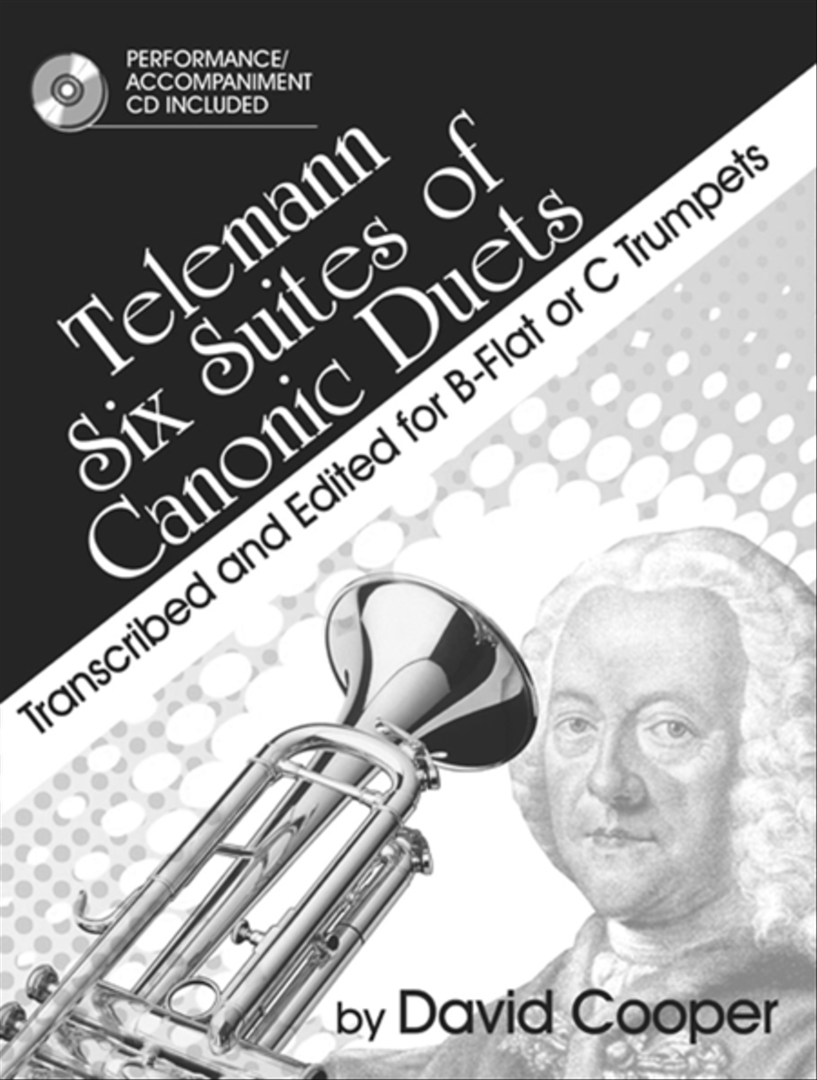 Telemann Six Suites of Canonic Duets Trumpet Duet scores gallery preview page 1