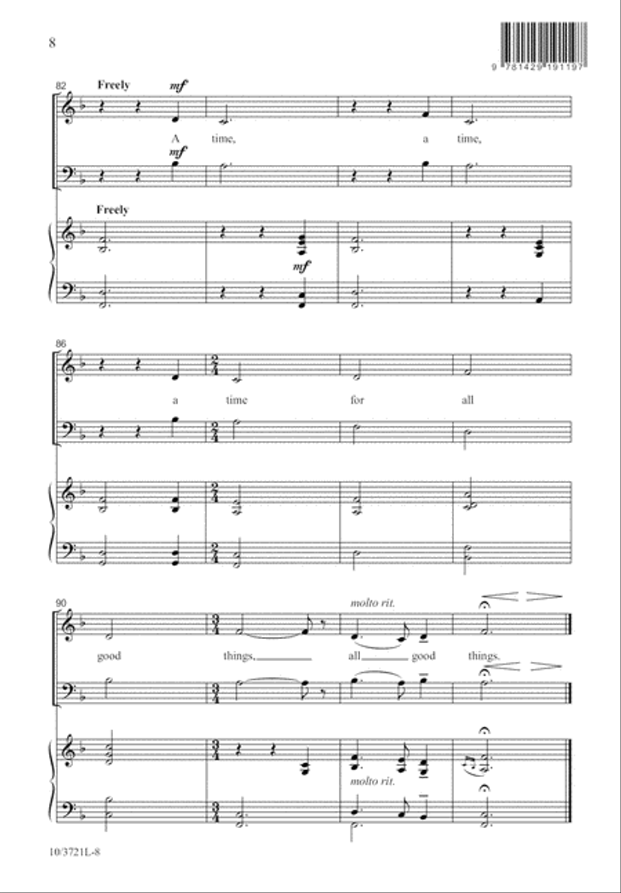 A Time for All Things A Time for All Things 2-Part scores gallery preview page 9