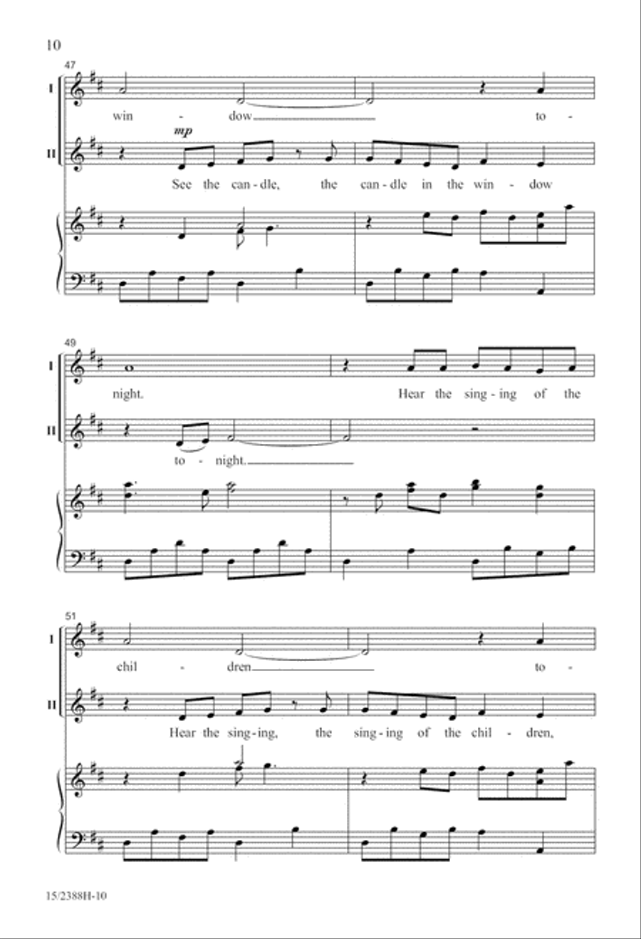 Candle in the Window Candle in the Window 2-Part scores gallery preview page 11