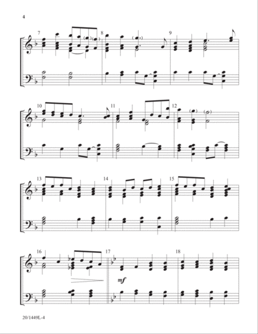 Advent Tidings 3-Octaves scores gallery preview page 3