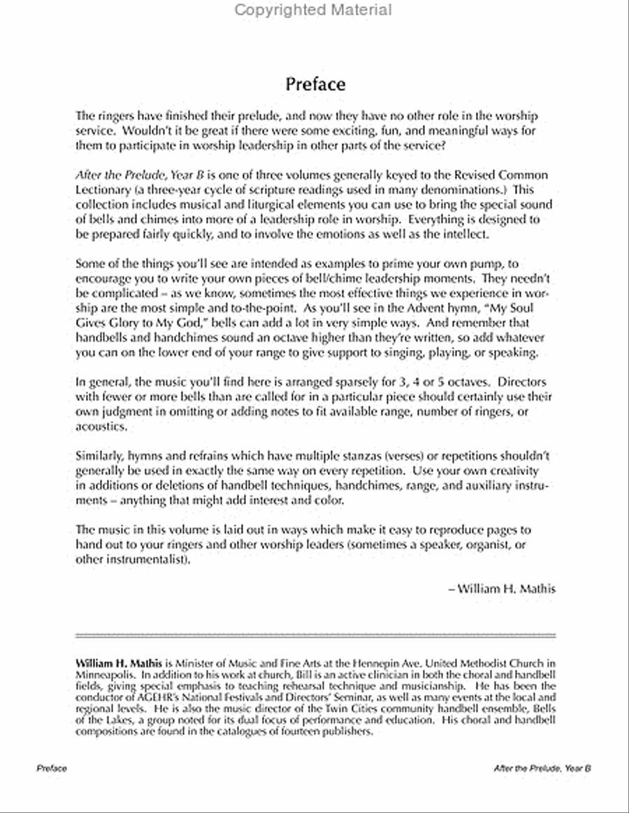 After the Prelude, Year B - Handbell Resources to Enhance Worship Handbell Choir scores gallery preview page 3