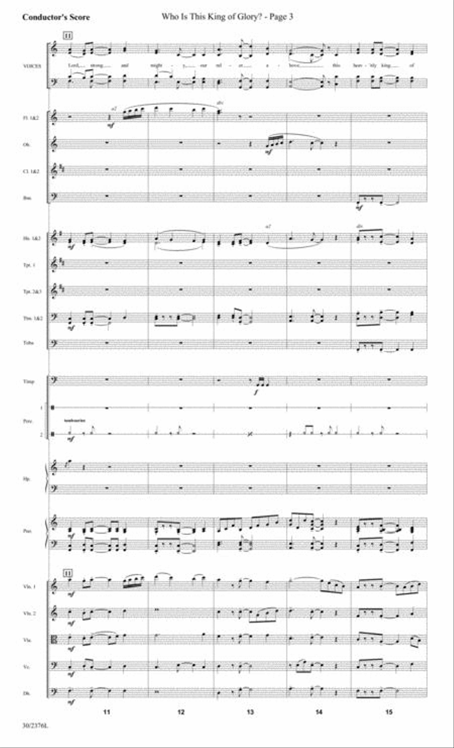 And Glory Shone Around - Orchestral Score and Parts Choir scores gallery preview page 4