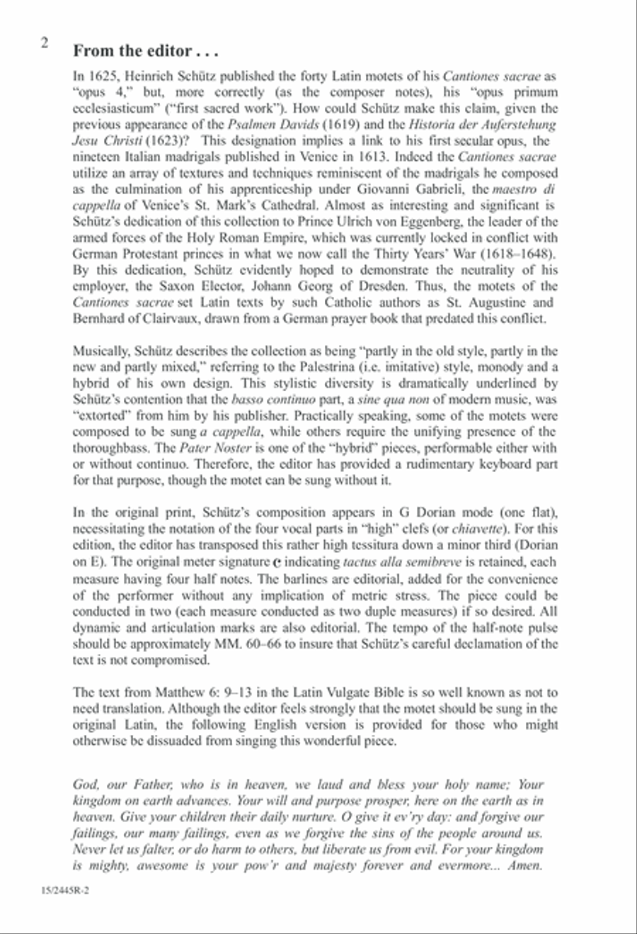 Pater Noster Pater Noster 4-Part scores gallery preview page 3