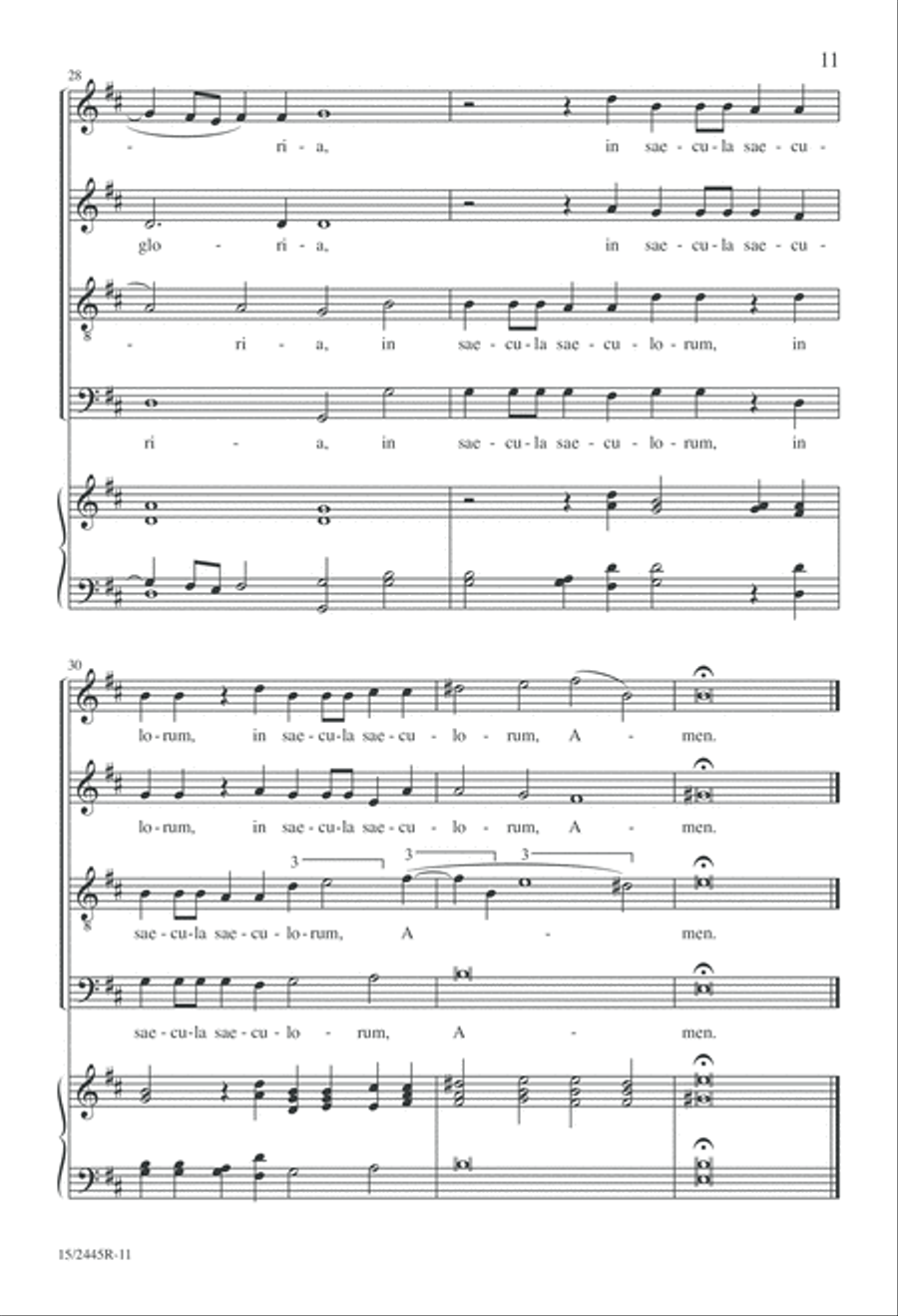 Pater Noster Pater Noster 4-Part scores gallery preview page 12