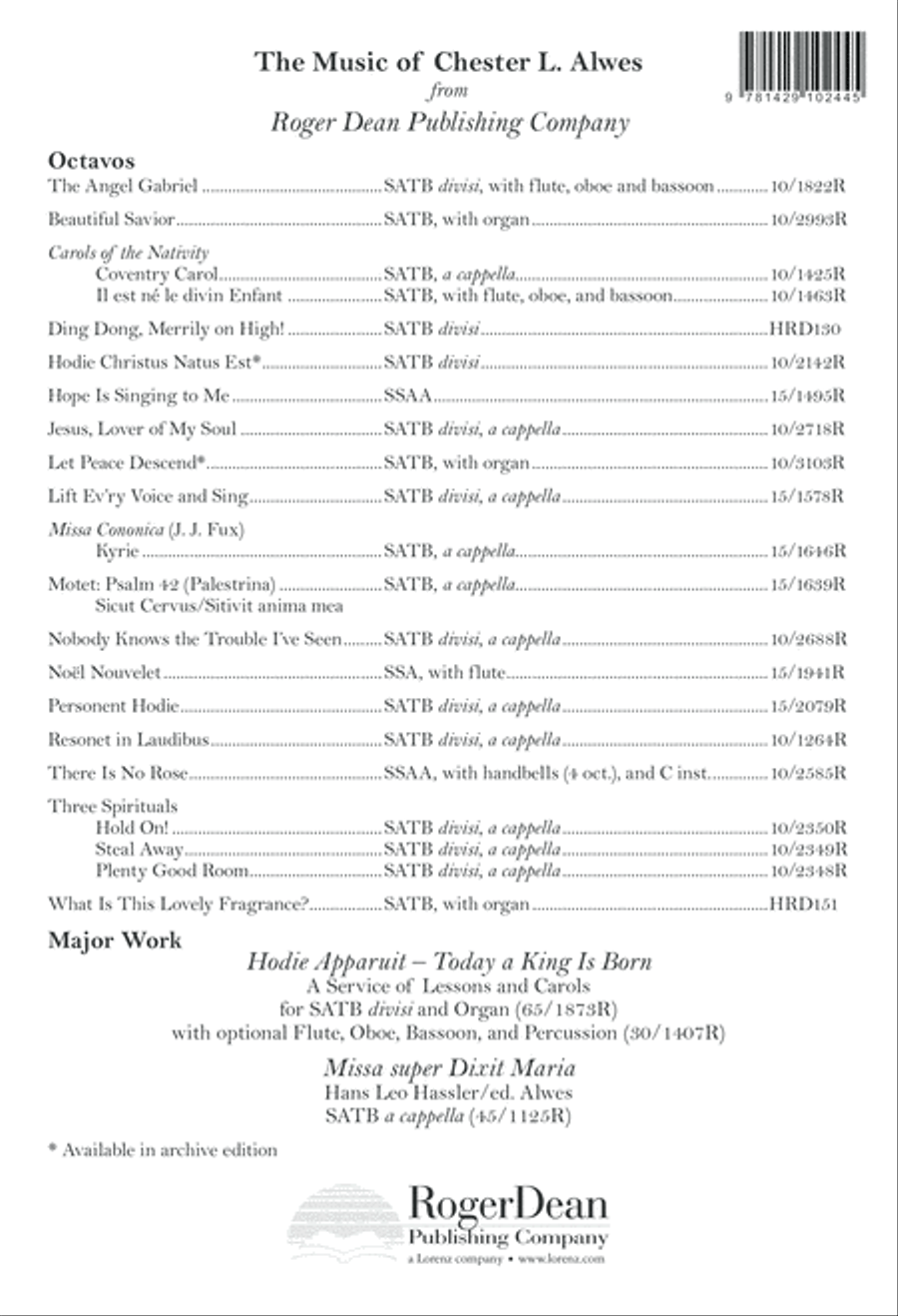 Pater Noster Pater Noster 4-Part scores gallery preview page 13
