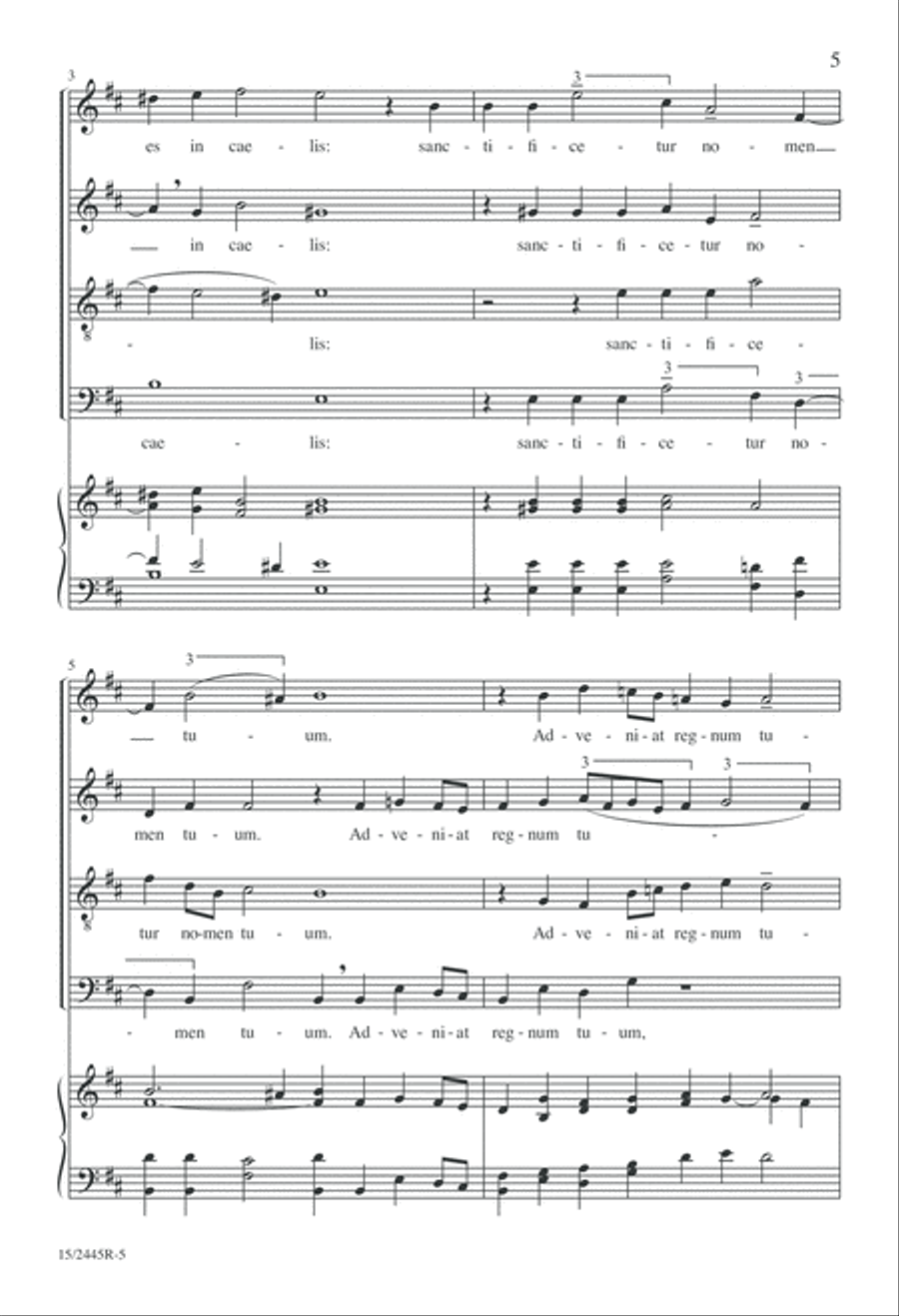 Pater Noster Pater Noster 4-Part scores gallery preview page 6