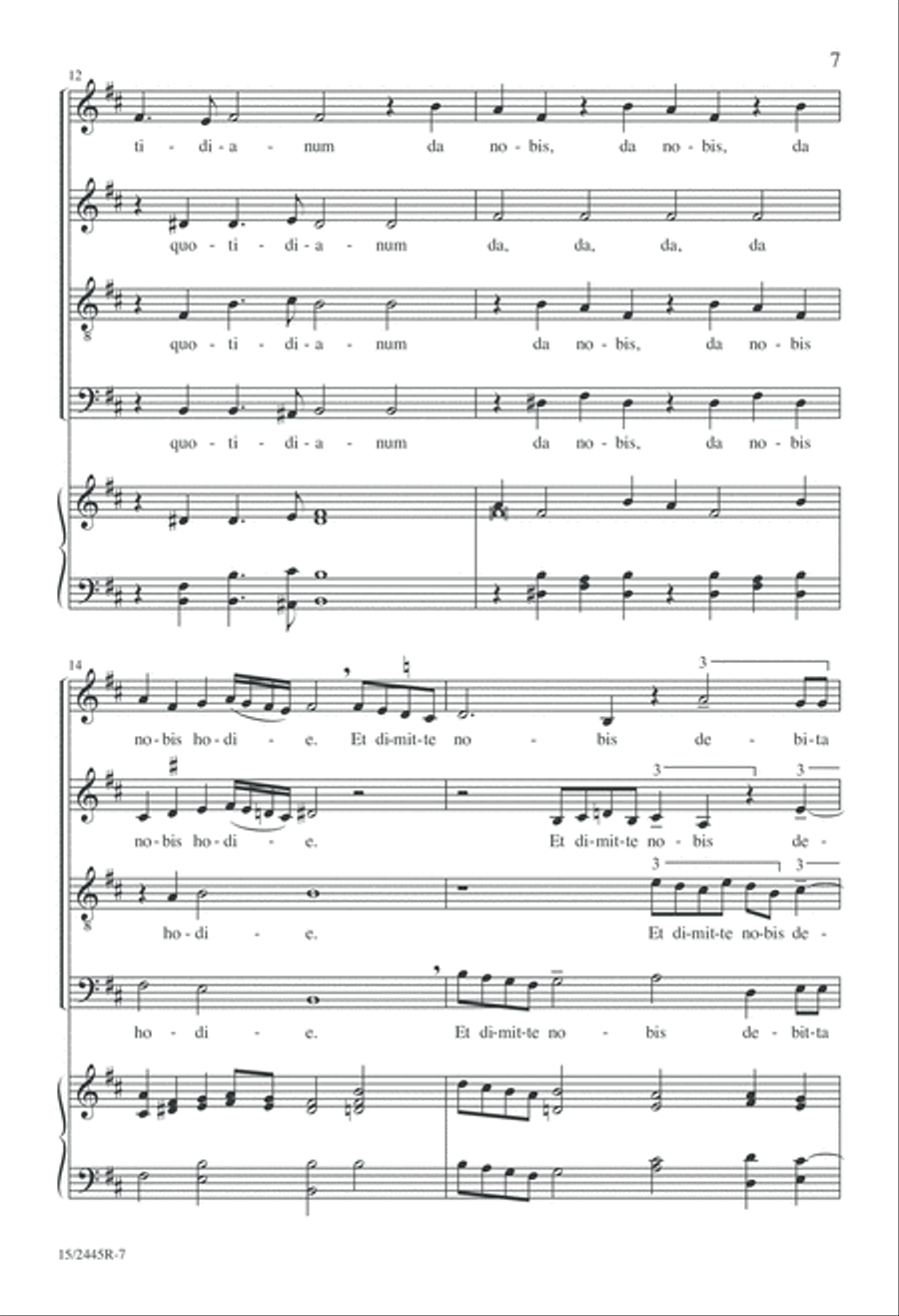 Pater Noster Pater Noster 4-Part scores gallery preview page 8