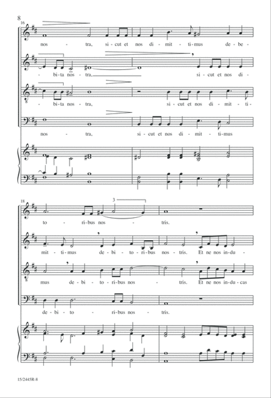 Pater Noster Pater Noster 4-Part scores gallery preview page 9