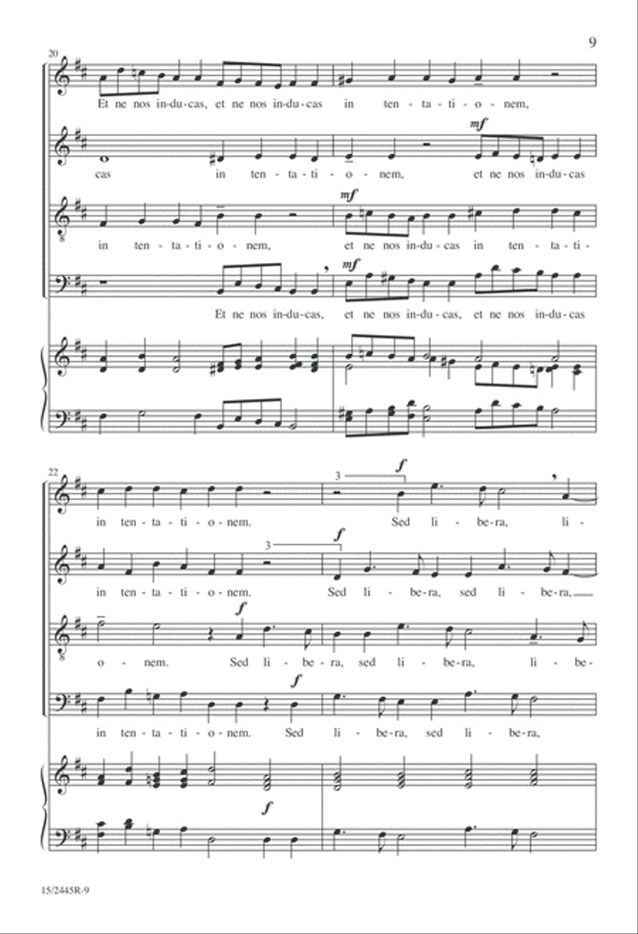 Pater Noster Pater Noster 4-Part scores gallery preview page 10