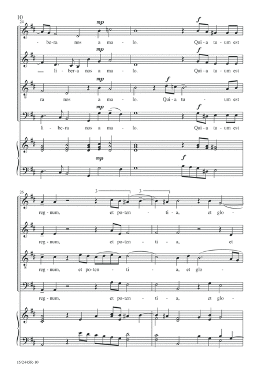 Pater Noster Pater Noster 4-Part scores gallery preview page 11