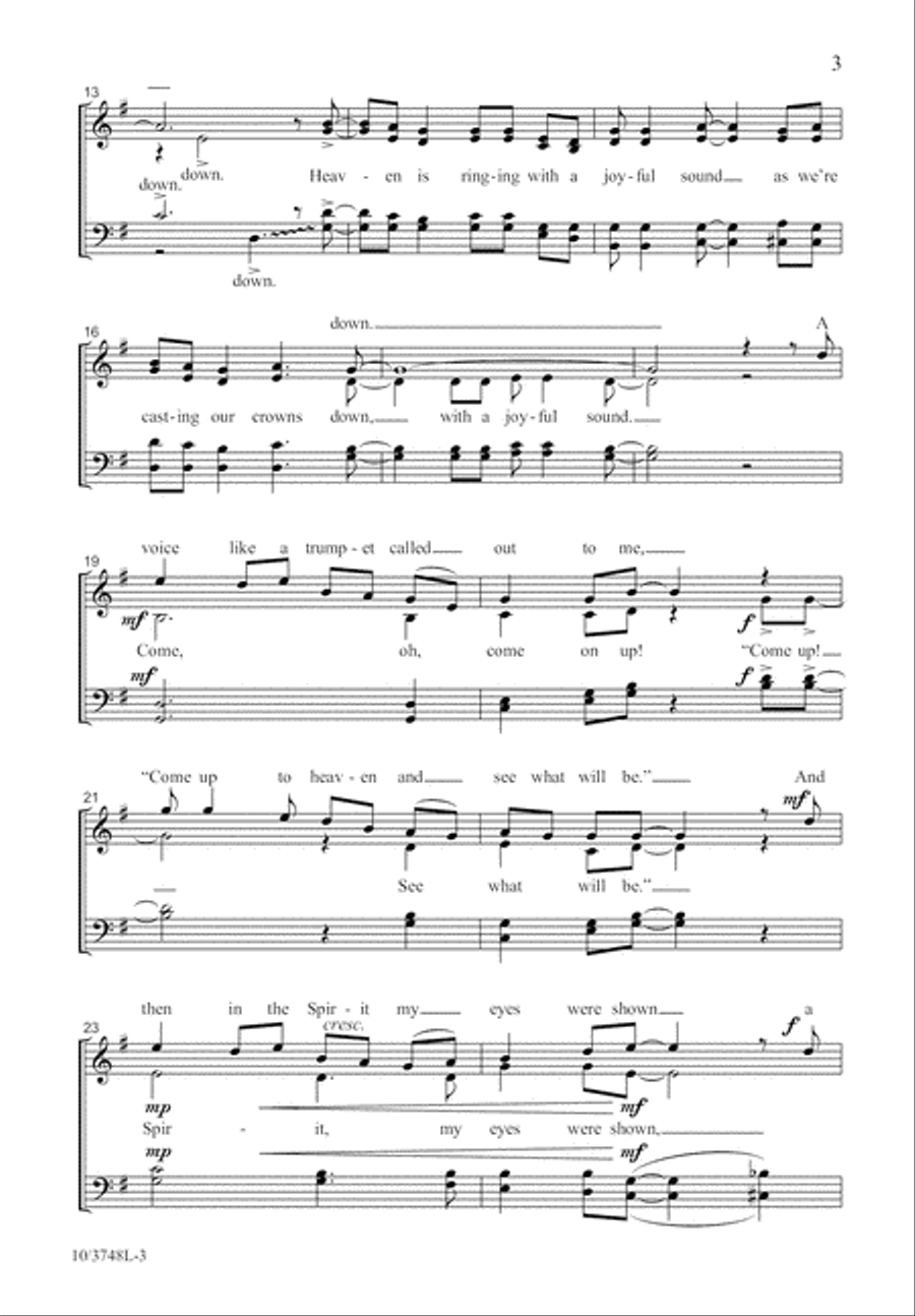 Casting Our Crowns Down Casting Our Crowns Down 4-Part scores gallery preview page 4