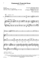 Emmanuel, Expected Jesus 4-Part scores gallery preview page 3