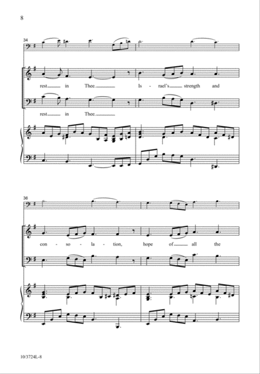 Emmanuel, Expected Jesus by Ruth Elaine Schram 4-Part - Sheet Music page 9