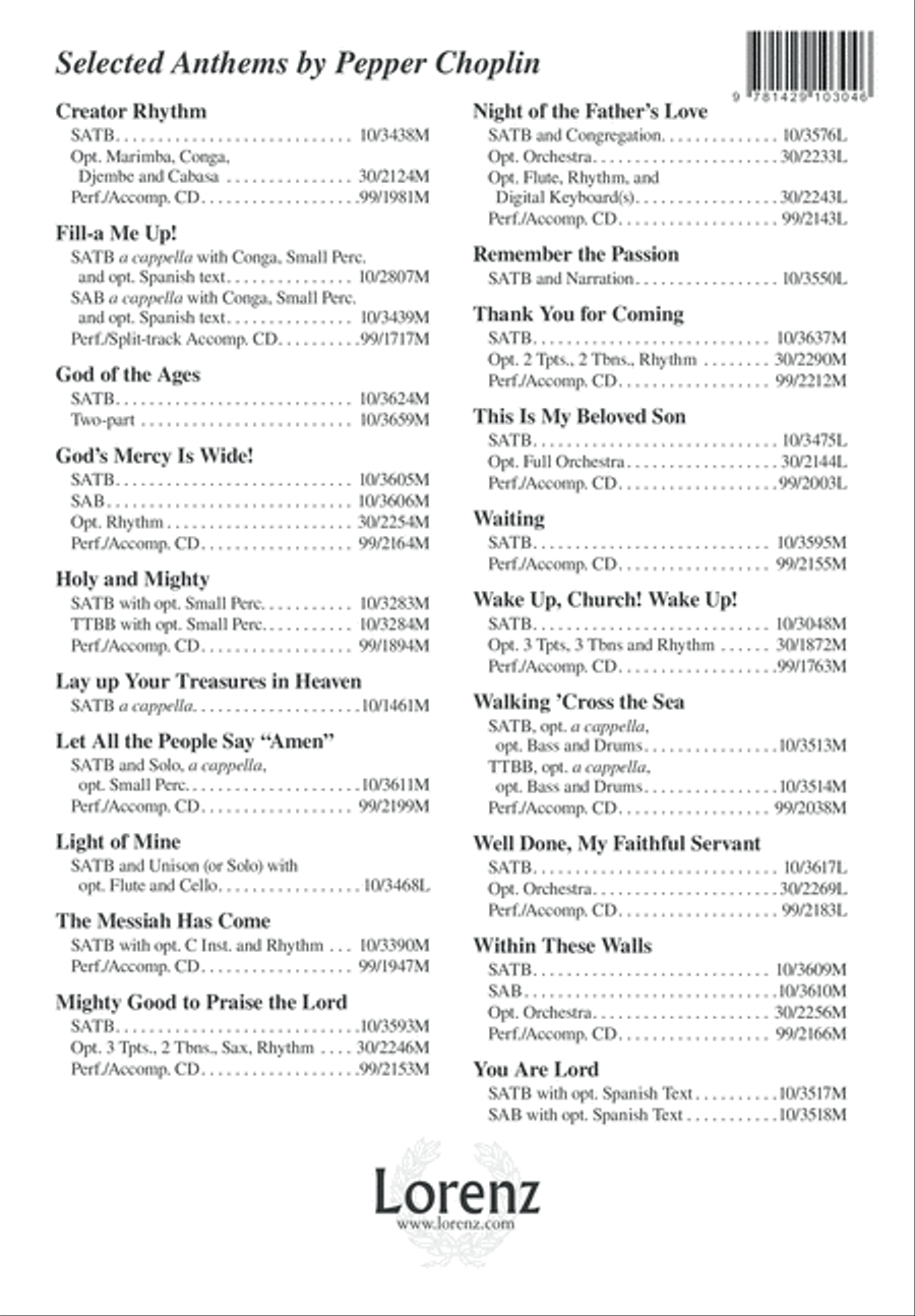 Holy Mystery Holy Mystery 4-Part scores gallery preview page 13