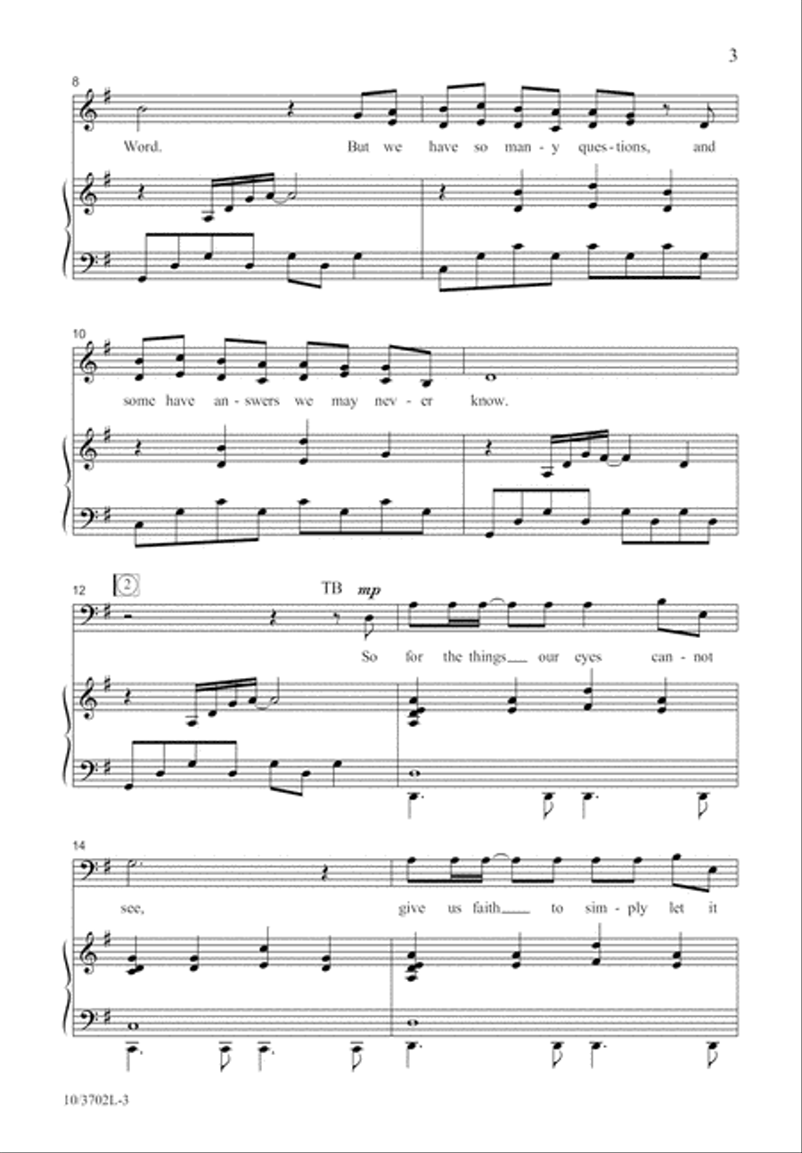 Holy Mystery Holy Mystery 4-Part scores gallery preview page 4