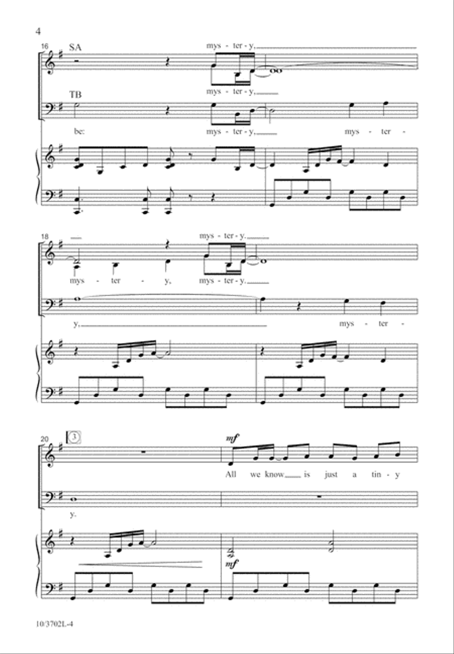 Holy Mystery Holy Mystery 4-Part scores gallery preview page 5