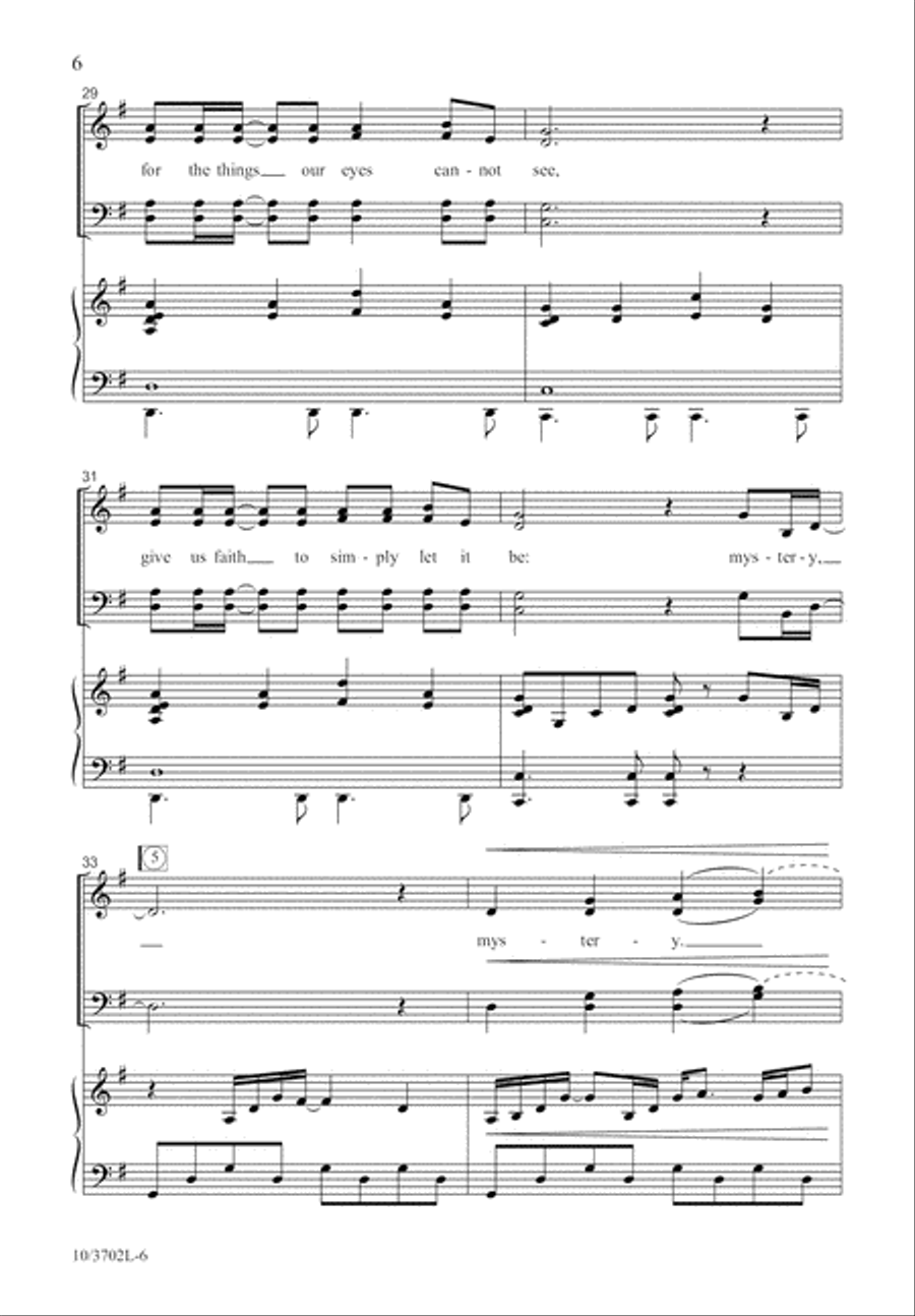 Holy Mystery Holy Mystery 4-Part scores gallery preview page 7